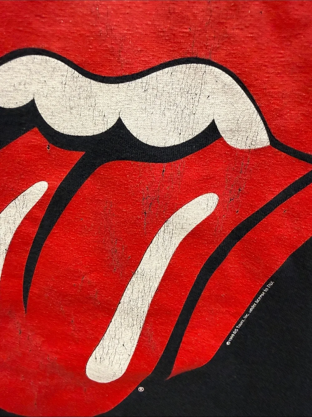 Vintage Rolling Stones Tongue Logo Tee XL 1999 Graphic Band Shirt - Picture 5 of 17